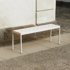 Banc de jardin en acier rouge 165 cm Balcony - HAY