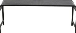 Banc de jardin en fer noir 122x42x46cm Brenta - Nordal