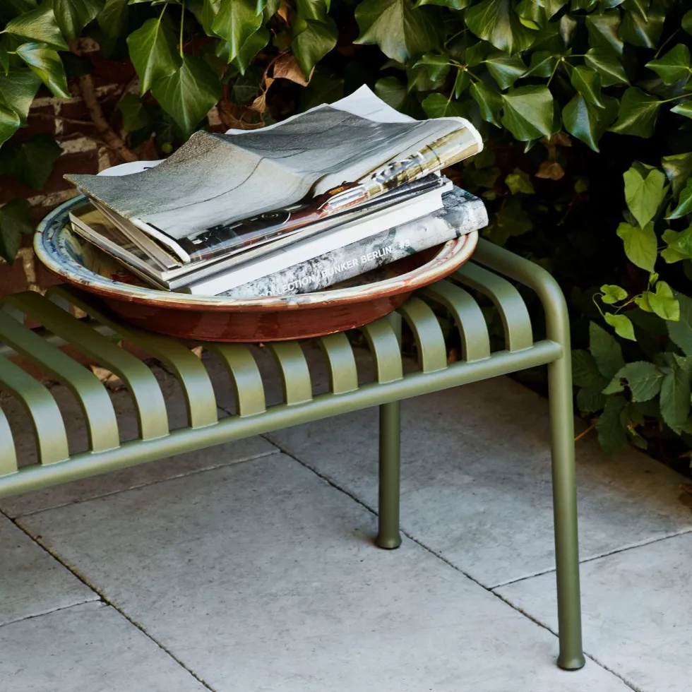 Banc de jardin en métal gris Palissade - HAY
