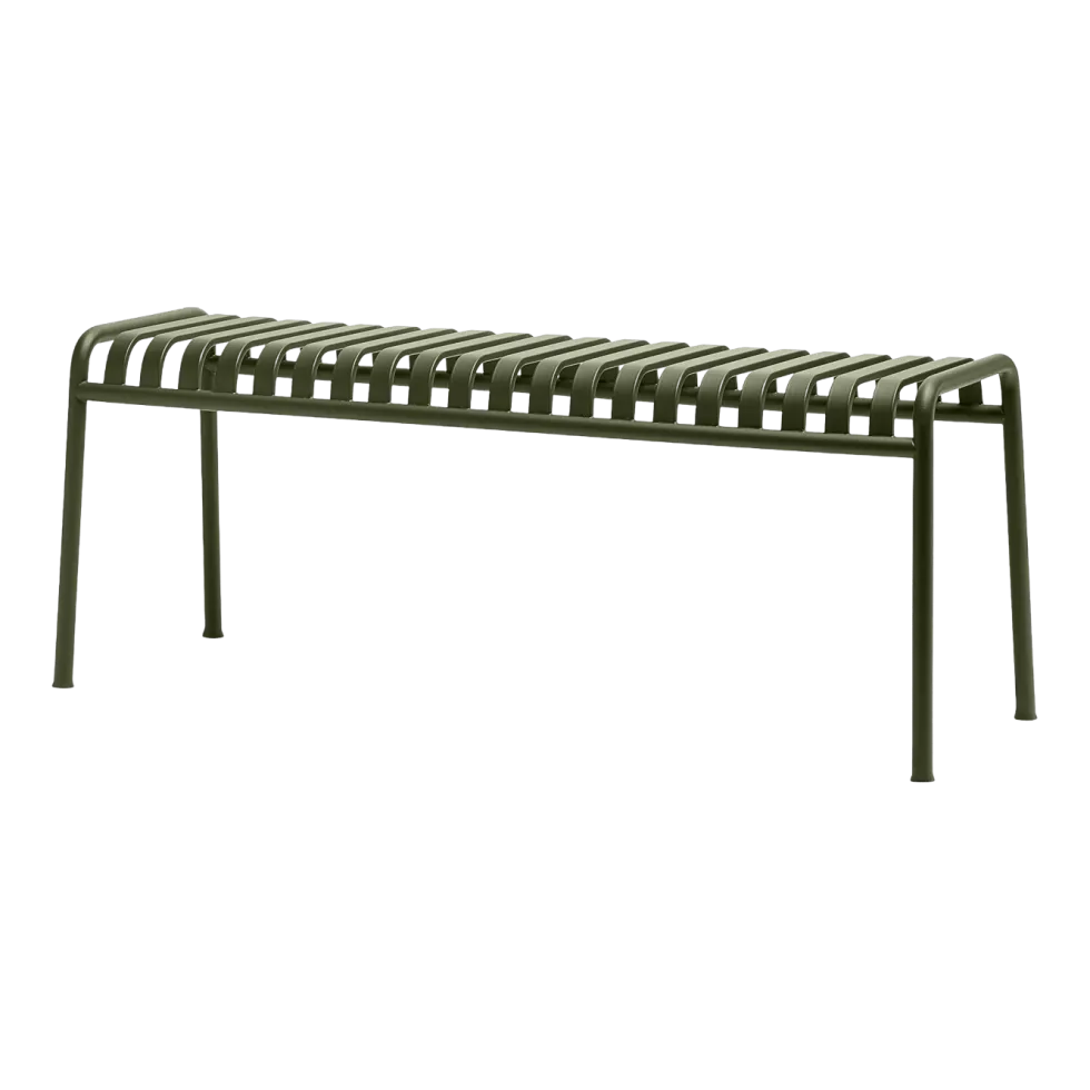 Banc de jardin en métal olive Palissade - HAY