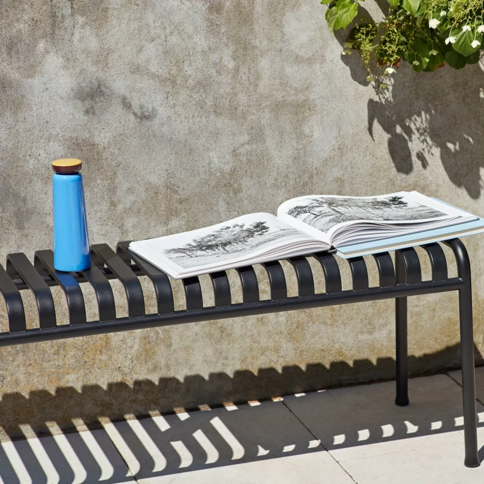 Banc de jardin en métal olive Palissade - HAY