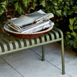 Banc de jardin en métal olive Palissade - HAY
