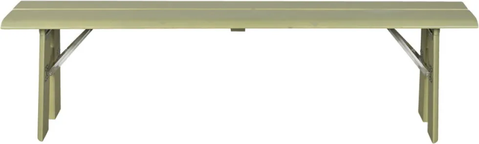 Banc de jardin en pin desert sage 170x32x47cm Avenue - Zuiver