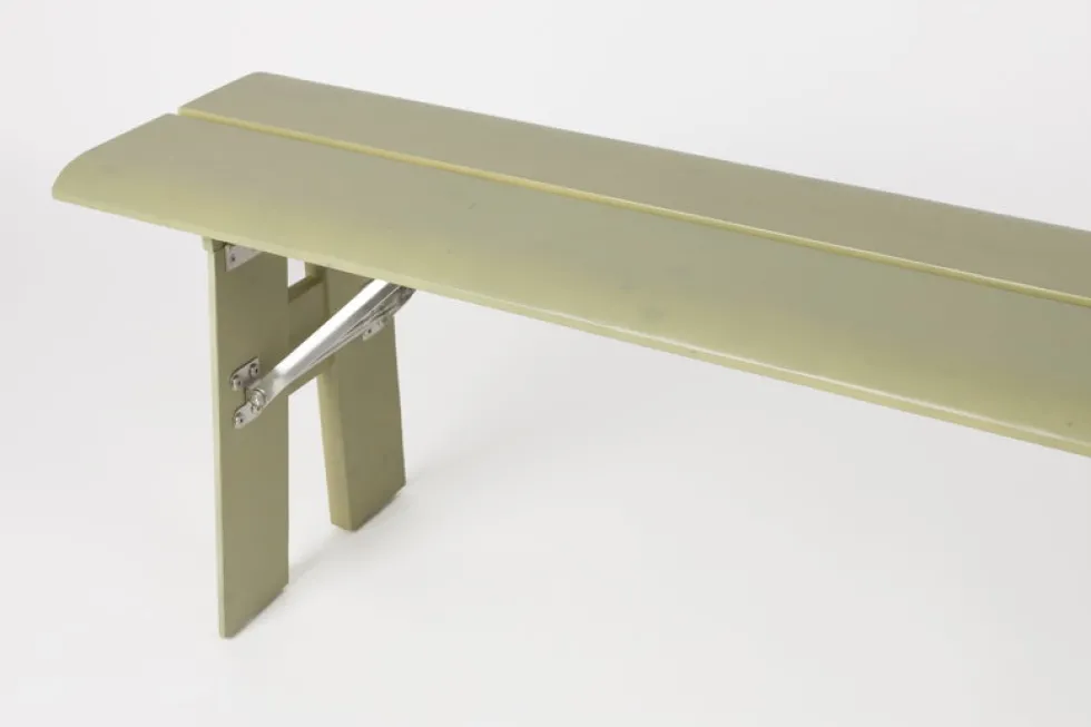 Banc de jardin en pin desert sage 170x32x47cm Avenue - Zuiver