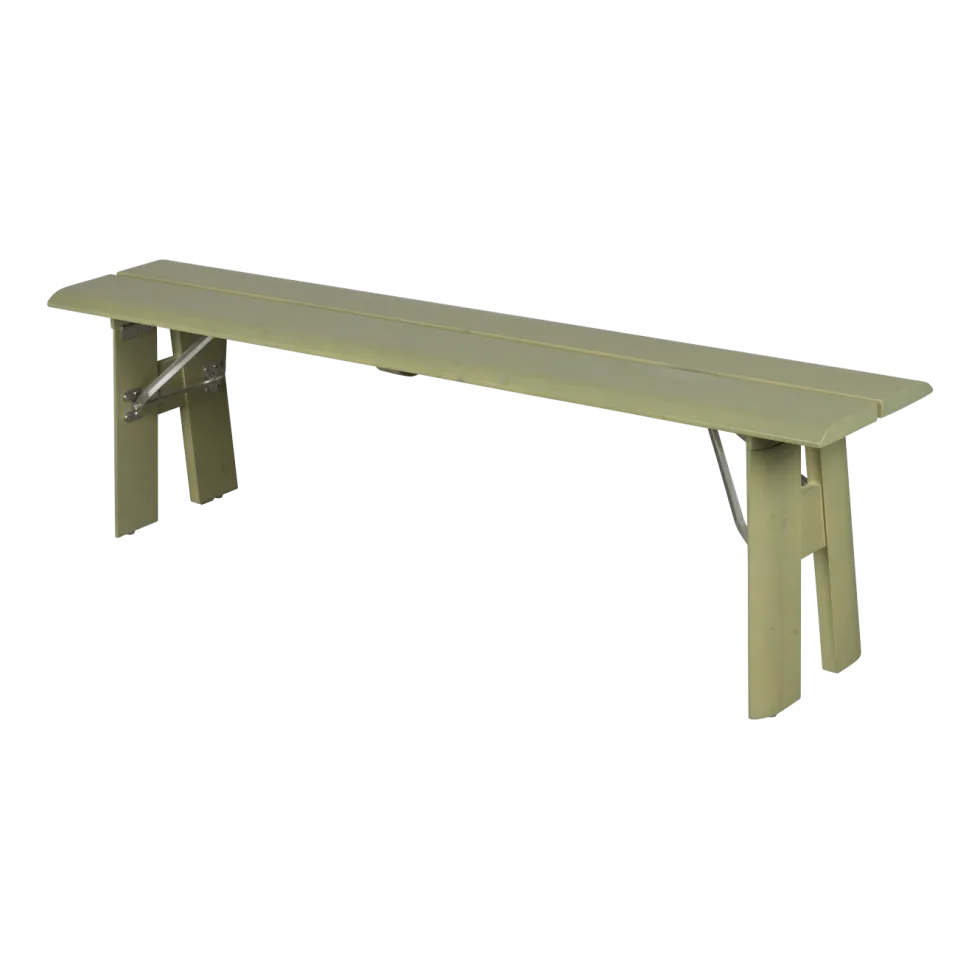 Banc de jardin en pin desert sage 170x32x47cm Avenue - Zuiver