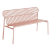 Banc de jardin rose blush Week-End - Petite Friture