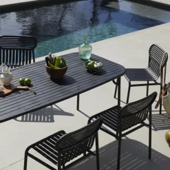 Banc de jardin rose blush Week-End - Petite Friture