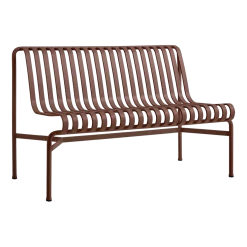 Banc de jardin sans accoudoir en métal rouge Palissade - HAY