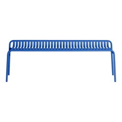 Banc de jardin sans dossier bleu 156 x 48 cm Week-end