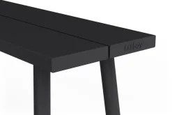 Banc d'extérieur en aluminium noir 160x40x46,5cm Fred's - Fatboy