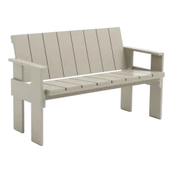 Banc d'extérieur en pin laqué london fog Crate - Hay