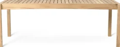 Banc d'extérieur en teck non traité 123,5x48,5cm AH912 - Carl Hansen & Søn