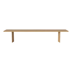 Banc en chêne massif huilé 240 cm Alp - Bolia