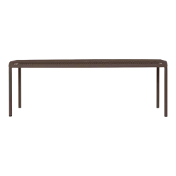 Banc en fer chocolat 130x39x45cm Dapple - Ferm living