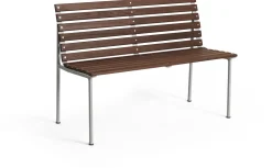 Banc en frêne huilé et aluminium 114x52x80cm Traverse - Hay