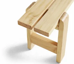 Banc en pin laqué 111 x 23 x 45 cm Weekday - Hay