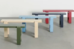 Banc en pin laqué 190 x 32 x 45 cm Weekday - Hay