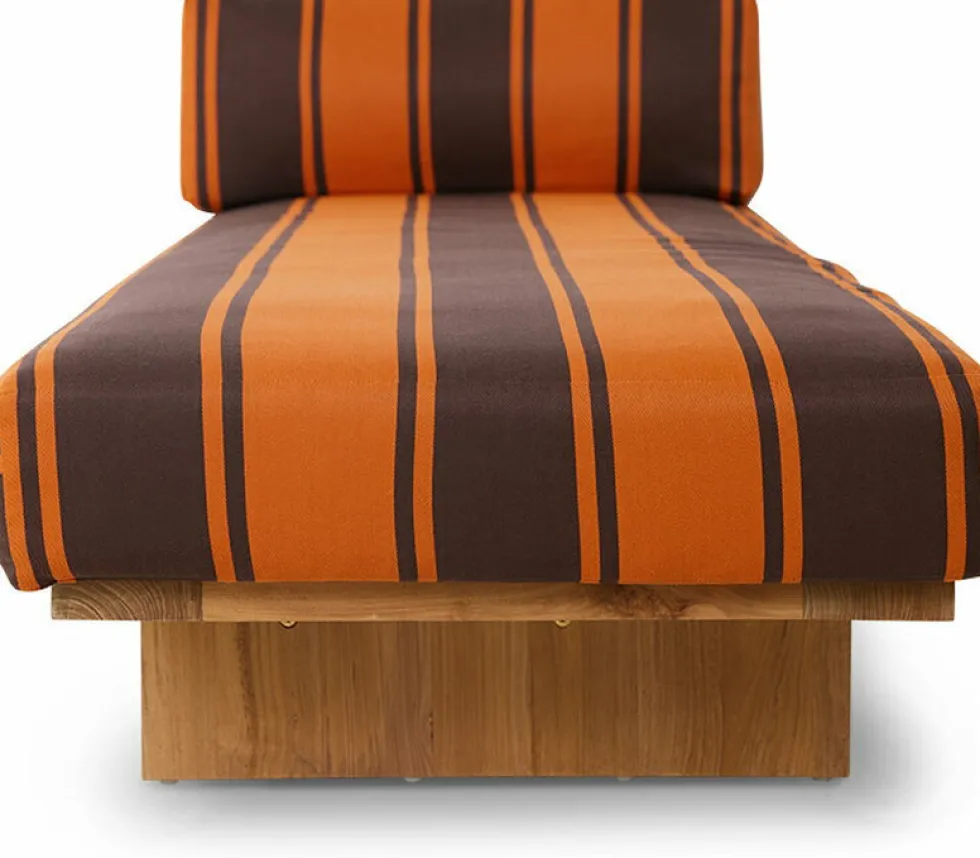 Banquette d'extérieur Teck Retro - HKLIVING