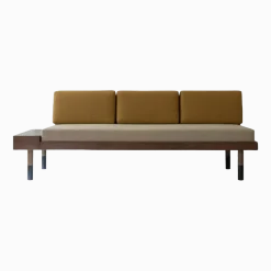 Banquette en laine beige Mid - Kann Design