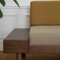 Banquette en laine beige Mid - Kann Design