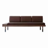Banquette en laine bordeaux Mid - Kann Design