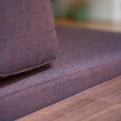 Banquette en laine bordeaux Mid - Kann Design
