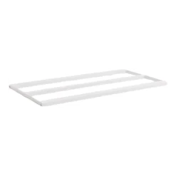 Barre de support en acier avec revêtement en poudre blanc pour table 180/200 Loop Stand - HAY