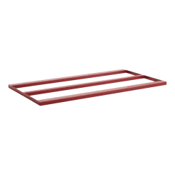 Barre de support en acier avec revêtement en poudre rouge pour table 180/200 Loop Stand - HAY