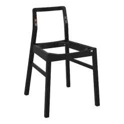 Base de chaise en frêne noir Verona - Hans K