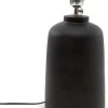 Base de la lampe de table noire 16x34cm - Bazar Bizar