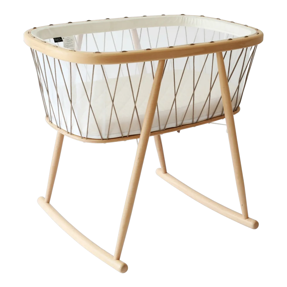 Berceau avec matelas coco hazelnut Kumi - Charlie Crane