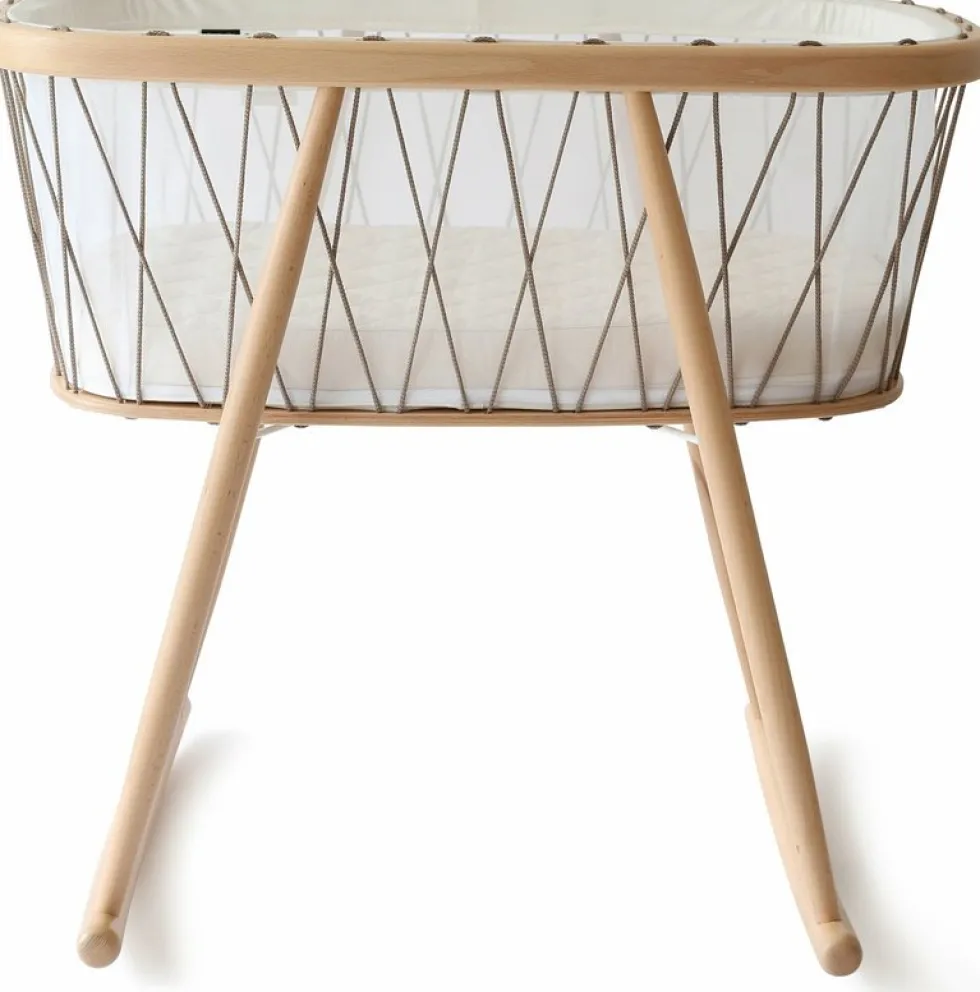 Berceau avec matelas coco hazelnut Kumi - Charlie Crane