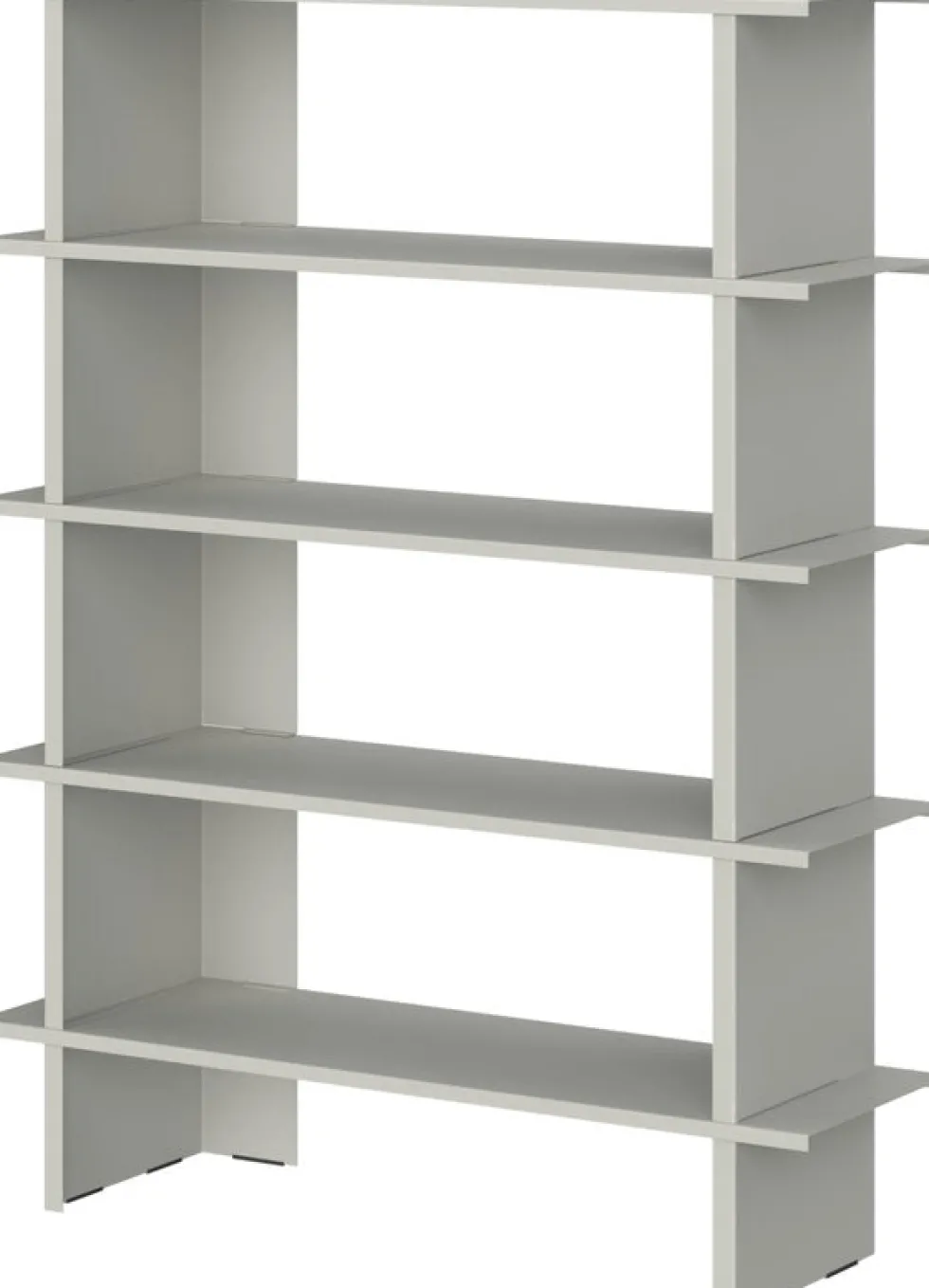 Bibliothèque en acier pebble grey 156cm Hes - noo.ma