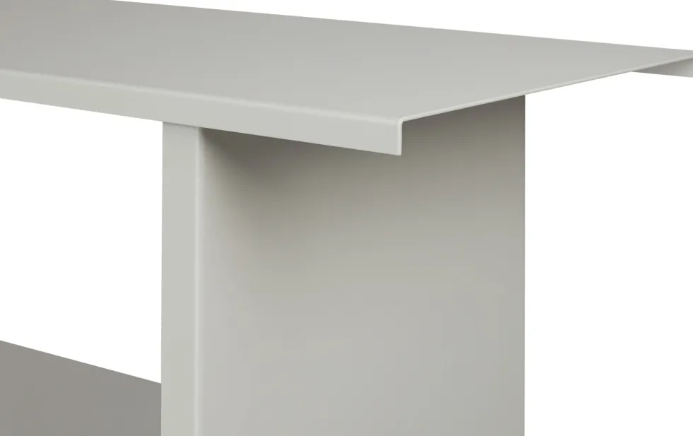 Bibliothèque en acier pebble grey 156cm Hes - noo.ma