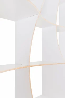Bibliothèque en bois de bouleau blanc 246 x 246 cm Dune - Jaanus Orgusaar