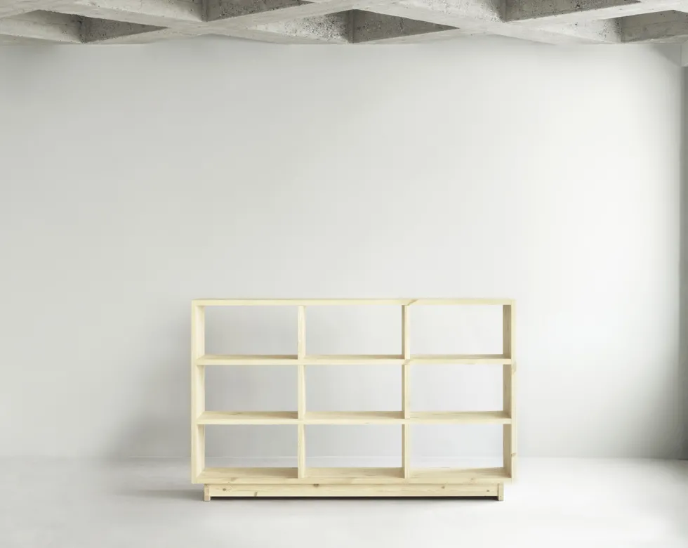 Bibliothèque en bois de pin 181 x 113 cm High FYR - Normann Copenhagen