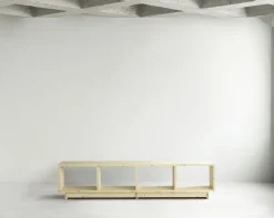 Bibliothèque en bois de pin 220 x 50,5 cm Low FYR - Normann Copenhagen