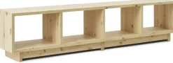Bibliothèque en bois de pin 220 x 50,5 cm Low FYR - Normann Copenhagen