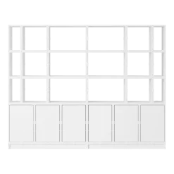 Bibliothèque en bois mdf blanc 262x206cm Stacked Configuration 2 - Muuto