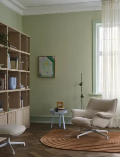 Bibliothèque en bois mdf marron vert 262x228cm - Muuto