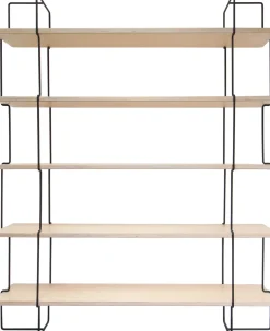 Bibliothèque en bois Pauline - Compagnie