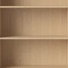 Bibliothèque en chêne huilé blanchi 200cm Silencieuse - Bolia