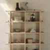 Bibliothèque en chêne naturel laqué 122,5x141cm Kona - Ferm Living