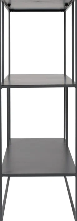 Bibliothèque en fer gris 30x76x88cm Son - Zuiver