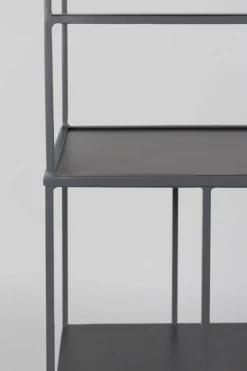 Bibliothèque en fer gris 30x76x88cm Son - Zuiver