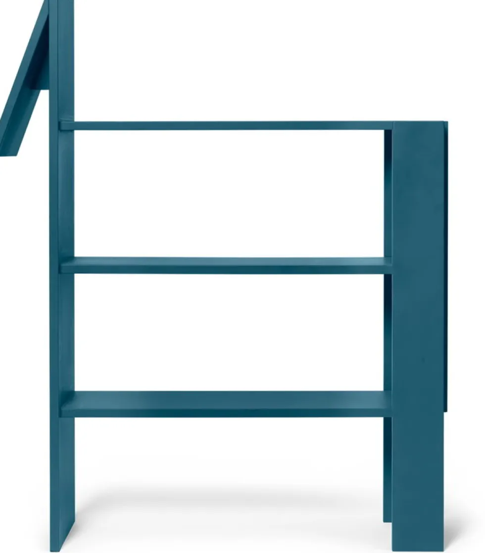 Bibliothèque en mdf bleu foncé Horse - Ferm living
