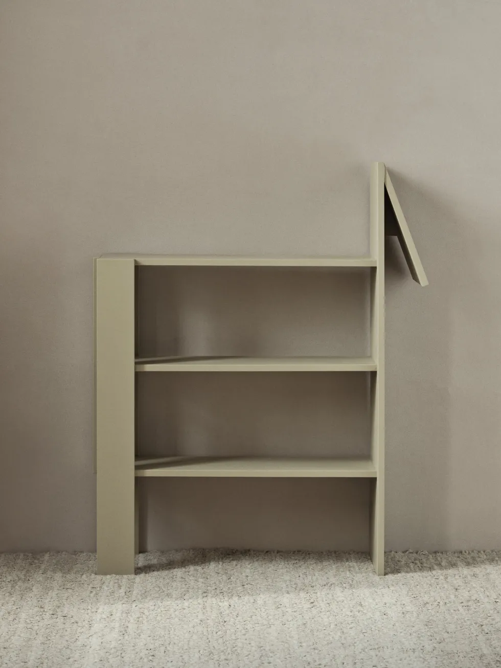 Bibliothèque en mdf cachemire Horse - Ferm living