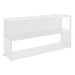 Bibliothèque en métal blanc 150x75cm Hyller side metal - Custom form