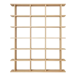 Bibliothèque en placage en chêne 170x30x120cm Kona - Ferm living