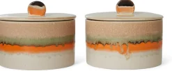Bocal à biscuits en céramique Vaisselle 70's- HKliving